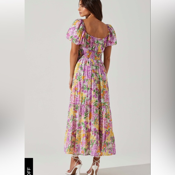 ASTR the Label FLORENTINA SWEETHEART NECKLINE MIDI DRESS. - Picture 2 of 3